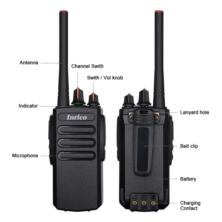 Inrico Long Range VHF UHF Analog Radio IP168s