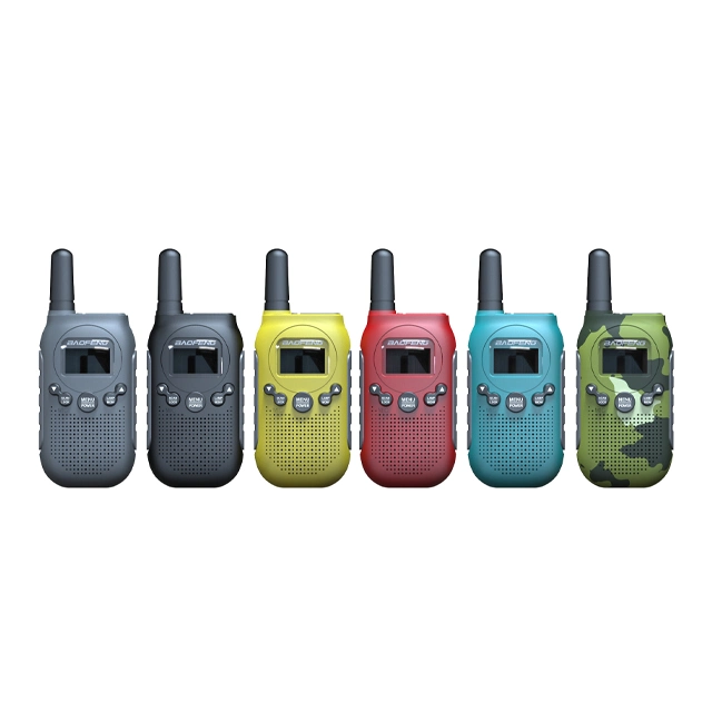 2PCS Baofeng Bf-T6 3km Two Way Radio Child Walkie Talkie Frs License-Free 16CH 0.5W Long Range Handled Walkie Talkie