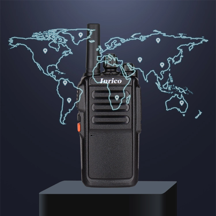 Walkie Talkie 2g/3G WiFi Mobile Network Radio with SIM Card Inrico T196