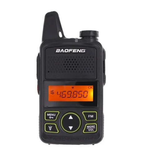 Hot Sale Pocket Walkie Talkie UHF Large Capacity Battery Mobile Radio Baofeng T1