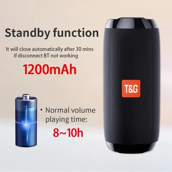 Tg117 Portable Wireless Bluetooth Speaker Outdoor Heavy Bass Music Parlante