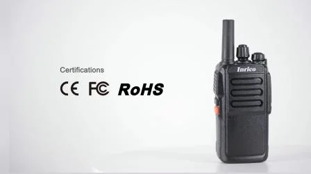 Walkie Talkie 2g/3G WiFi Mobile Network Radio with SIM Card Inrico T196