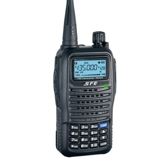 Walkie Talkie Vhfhandheld Wireless Communication Two Way Radio Analog Radio Sfe S850g 5W Long Talk Range 128 Channels