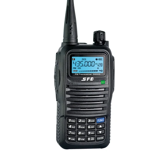 Sfe S850g-1 UHF VHF Analog Radio with 128 Channels 5W High Power Output Long Talk Range