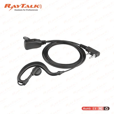 Walkie Talkie Earhook Earphone for Motorola 2 Pin Radios