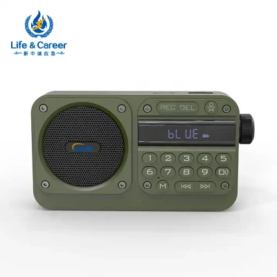 Portable Radio Outdoor Solar Hand Crank Emergency Radio Manufacturer LED Mobile Charge Radio