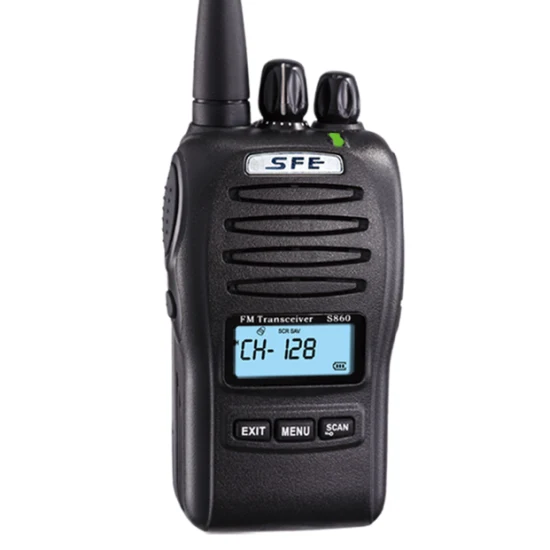 Sfe S860 Analog Radio Hot Sale Walkie Talkie Radio 5W Power Output 128 Channels with Busy Channel Long Talking Range 5km Range